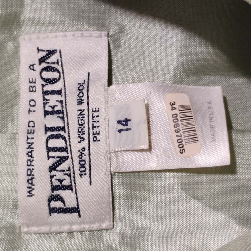 Pendleton Full Button Up Virgin Wool Jacket Gentl… - image 2